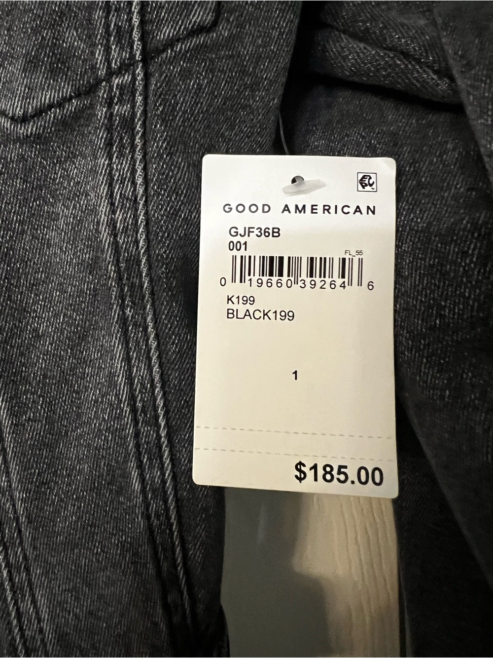 Good American Black Straight-Leg Jumpsuit - Picture 4 of 5